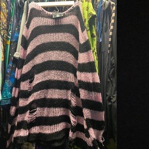 killstar ripped sweater